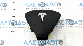 Airbag in the steering wheel driver Tesla Model S 12-20 leather type 1, black, scratches