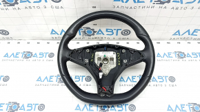 Steering wheel bare Tesla Model S 12-20 with heating, leather black, scratches, dents, torn fasteners