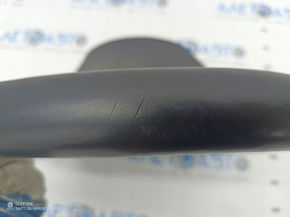Steering wheel bare Tesla Model S 12-20 with heating, leather black, scratches, dents, torn fasteners
