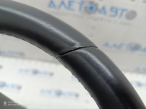 Steering wheel bare Tesla Model S 12-20 with heating, leather black, scratches, dents, torn fasteners