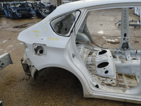 Quarter wing rear right Subaru Impreza WRX GH 08-11 5d white, on body, corrosion, bumps, dented, painted