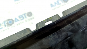 Rear bumper bare Toyota Highlander 20 - without parking sensors, black, dented, broken fasteners, crack, scratches