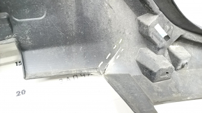 Toyota Highlander 20 rear bumper lip - structure, broken fasteners, crack, dented