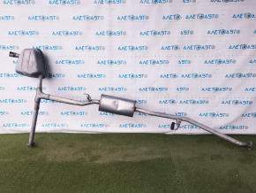 Exhaust pipe with rear barrel Honda CRV 17-19 1.5 AWD without chrome tip, dented