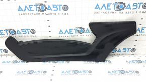 Center console trim side left Tesla Model S 16-20 leather black, gray stitching