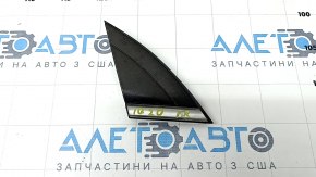 Triangle corner of the wing front right Hyundai Ioniq 17-22 with chrome molding