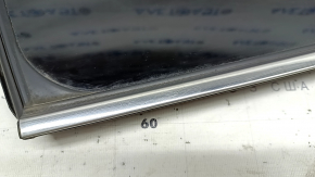 Window blind glass rear left Toyota Highlander 20- chrome, scratches on chrome