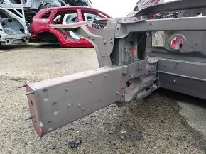 Front right quarter Tesla Model S 16-20 rest AWD, aluminum panel, on the body, red