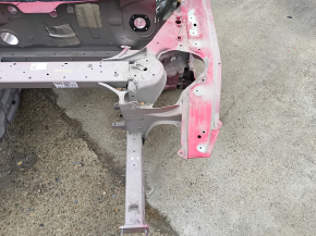 Front left quarter Tesla Model S 16-20 rest, AWD, aluminum panel, on the body, red