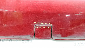 Tesla Model S 12-20 right threshold type 2, red, scratches, broken plug mounts, missing plug