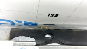 Upper left door molding Tesla Model S 12-20 chrome, crack, broken fasteners