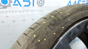Set of wheels with tires R21 265/35 9J R21 245/35 8.5J Tesla Model S 12-20 with sensors, with caps, Continental, 5mm, curb, tears