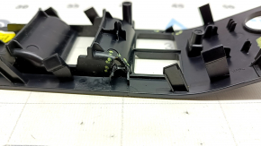 Front left window lift control trim Toyota Highlander 20 - black, broken fasteners