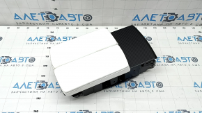 Tesla Model S 16-20 center console armrest white, with cup holders, carbon fiber trim, scratch, dent, for cleaning