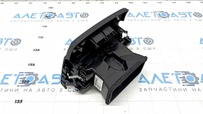 Tesla Model S 16-20 Black Center Console Air Vent with Gray Trim