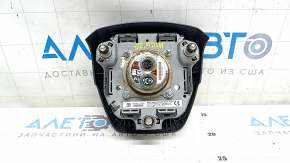Airbag in the steering wheel driver Toyota Highlander 20-21 black, rusty squib, chrome on the emblem is peeling, scratch