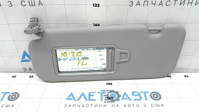 Left visor Hyundai Ioniq 17-22 gray