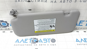 Right visor Hyundai Ioniq 17-22 gray