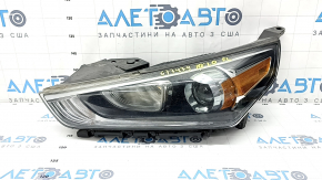 Headlight front left bare Hyundai Ioniq 20-22 HEV, PHEV halogen with cover and fasteners, cobweb, sand
