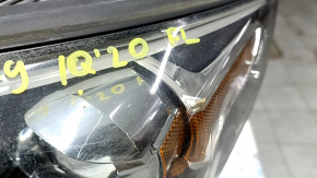 Headlight front left bare Hyundai Ioniq 20-22 HEV, PHEV halogen with cover and fasteners, cobweb, sand
