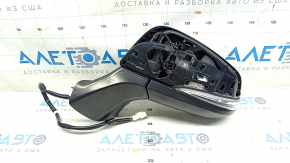 Side mirror left Toyota Highlander 20- 7 pins, turn signal, heated, BSM, without cover