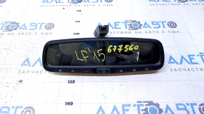 Interior mirror Hyundai Sonata 15-19 black with auto-dimming and 7-button control, scratches