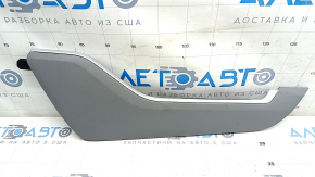 Center console trim side left Toyota Highlander 20-22 leather gray, scratches