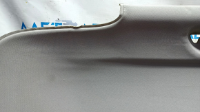 VW Tiguan 09-17 headlining without sunroof, grey, dry-cleanable, dents, fabric peeled off, ceiling light mount peeled off
