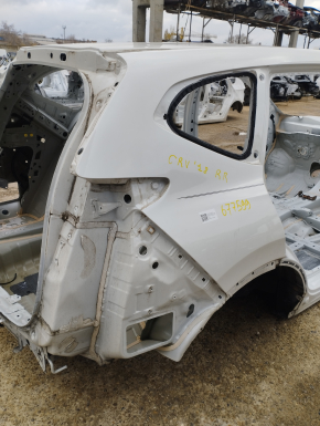 Quarter wing rear right Honda CRV 17-22 on the body, white