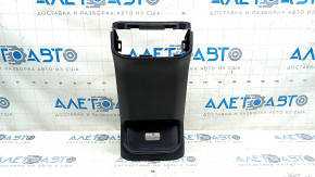 Rear center console trim Toyota Highlander 20-22 black