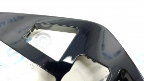 Front panel trim center Toyota Highlander 20- black gloss