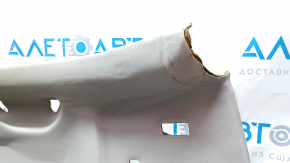 VW Tiguan 09-17 roof lining without sunroof, grey, dry-cleanable, dents, creases, fabric peeling off