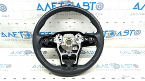Naked steering wheel Toyota Highlander 20 - black leather, no heating, scratches