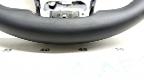 Naked steering wheel Toyota Highlander 20 - black leather, no heating, scratches
