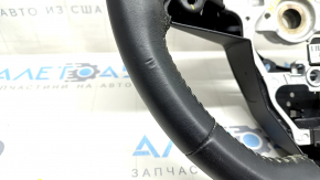 Naked steering wheel Toyota Highlander 20 - black leather, no heating, scratches