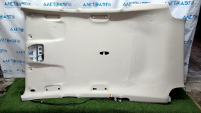 Ford Escape MK3 17-19 headliner, grey, no sunroof, dry-cleanable, dents, creases, trimmed chip