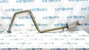 Exhaust line middle part Hyundai Ioniq 17-22 HEV, PHEV is flattened