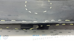 Left door sill trim Hyundai Ioniq 17-22 without mudguard, black, broken fasteners, scratches, dent