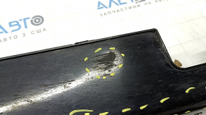Left door sill trim Hyundai Ioniq 17-22 without mudguard, black, broken fasteners, scratches, dent