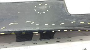 Left door sill trim Hyundai Ioniq 17-22 without mudguard, black, broken fasteners, scratches, dent