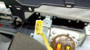 Torpedo front panel with AIRBAG Toyota Highlander 20-22 black without projection, pokes, rusty pyropatron