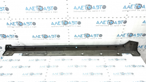 Right door sill trim Hyundai Ioniq 17-22 with mudguard, black, broken fastening, scratches