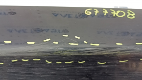 Right door sill trim Hyundai Ioniq 17-22 with mudguard, black, broken fastening, scratches