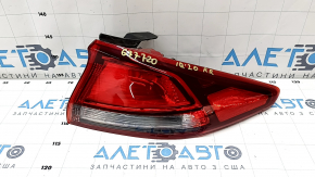 Outer wing lamp right Hyundai Ioniq 17-22 halogen with overlay
