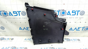 Center console trim side rear left Toyota Highlander 20-22 black