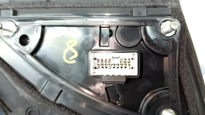 Side mirror right Hyundai Ioniq 17-22 turn signal, heated, BSM, 8 pins, black