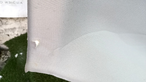 Toyota Highlander 14-16 headlining gray, under the sunroof, creases, torn fabric, creases, dents, dry cleaning, cut chips