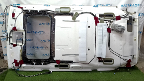 Toyota Highlander 14-16 headlining gray, under the sunroof, creases, torn fabric, creases, dents, dry cleaning, cut chips