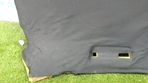 Headlining Audi A3 8V 15-16 black, under the sunroof, fabric peeled off for re-upholstery, dents, for dry cleaning,
