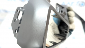 Front panel trim left Hyundai Ioniq 17-22 gray with chrome, worn